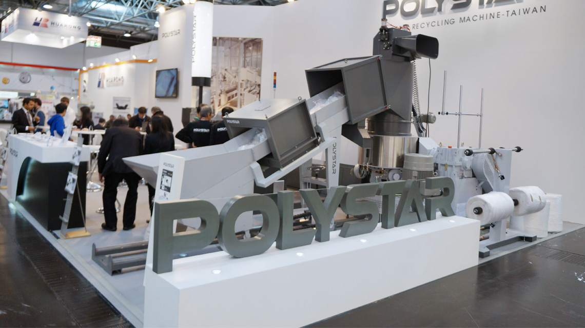 Polystar- Simple Repro-Flex recycling solution showcased at K 2016