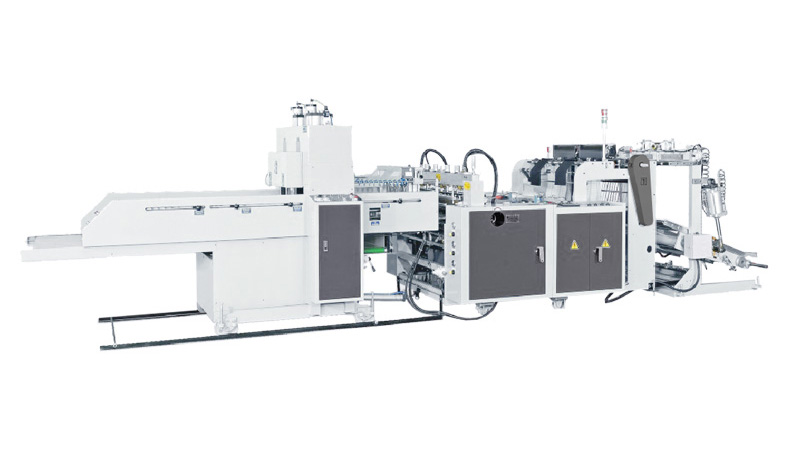 Plastic film recycling machine